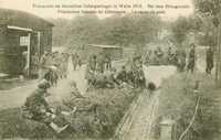  1914-1918 Prisonniers francais en Allemagne Le repas du midi French prisoners in Germany the meal of midday.jpg 